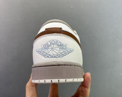 Air Jordan 1 Low “Suit &amp; Tie” – White/Blue Stripe