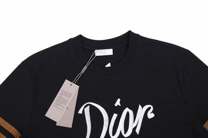 Dior Script Logo T-Shirt (Black)