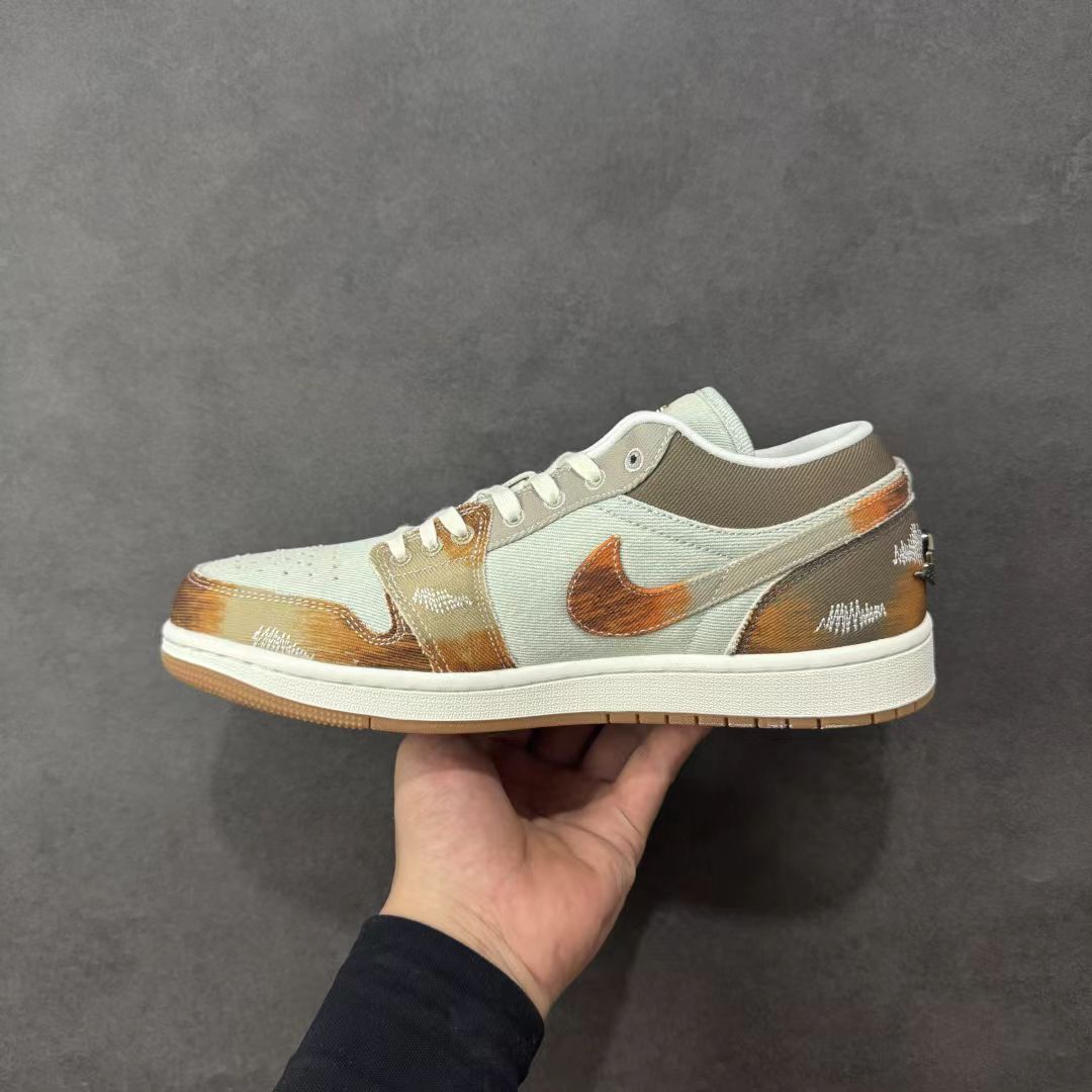 Air Jordan 1 Low “White/Brown” – Earthy &amp; Versatile
