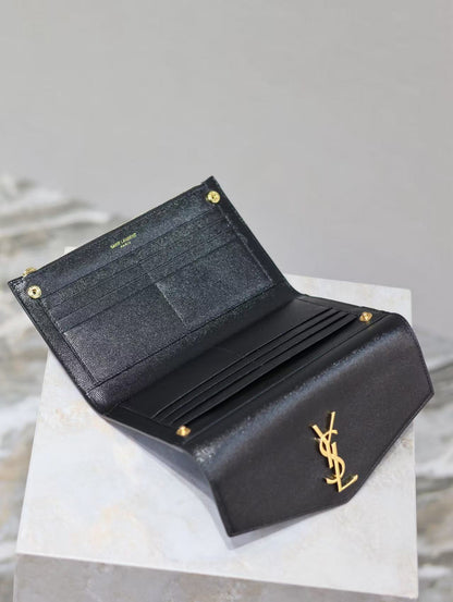 Saint Laurent Large Wallet – Black
