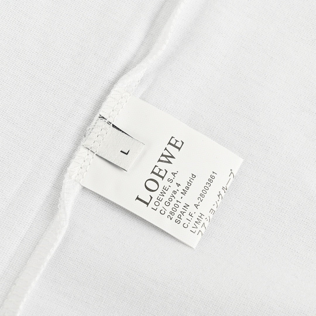 Loewe T-Shirt - White with Black Pocket