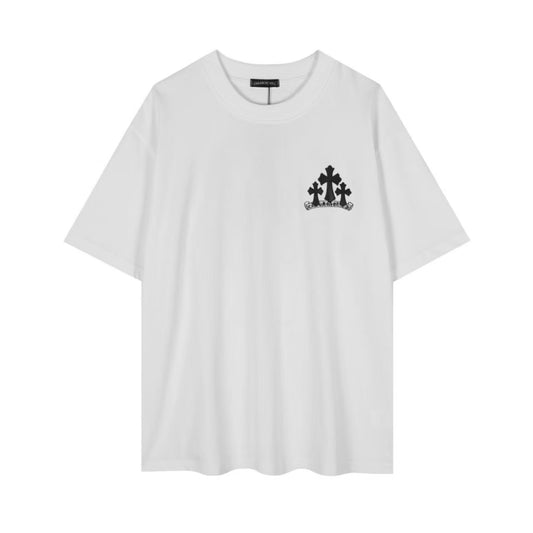 Chrome Hearts Classic Crewneck T-Shirt in White/Black