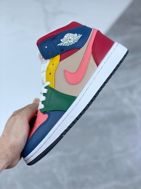Air Jordan 1 Mid "Patchwork"