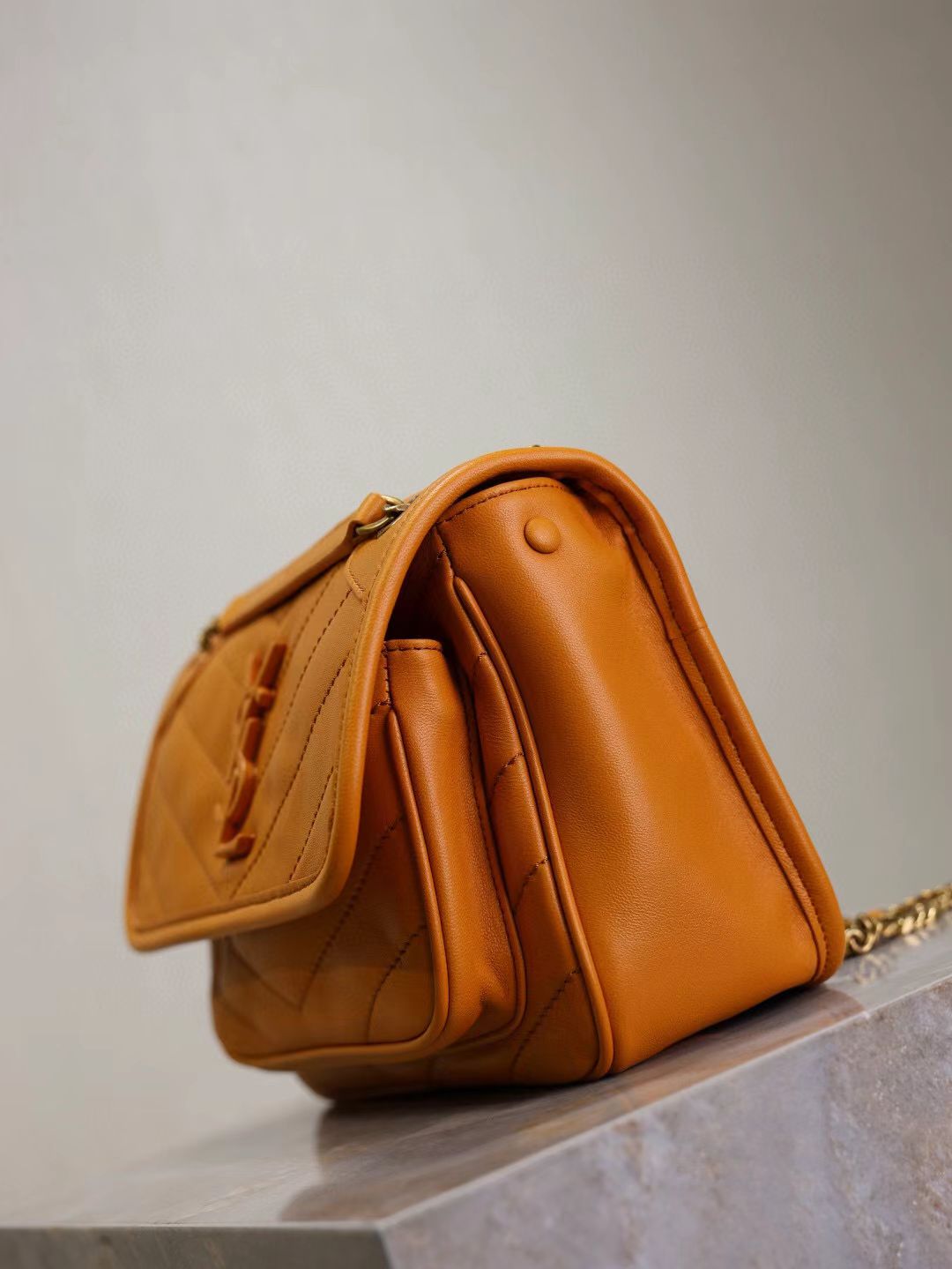 Saint Laurent Sunflower Yellow Lambskin Bag