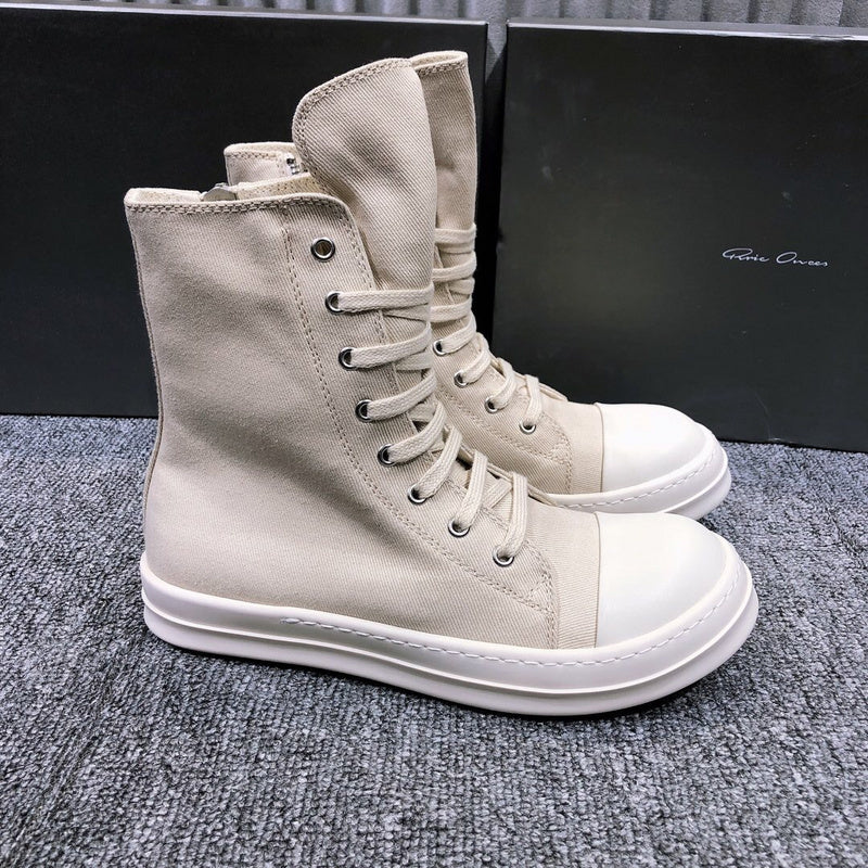 High-Top Canvas Sneakers