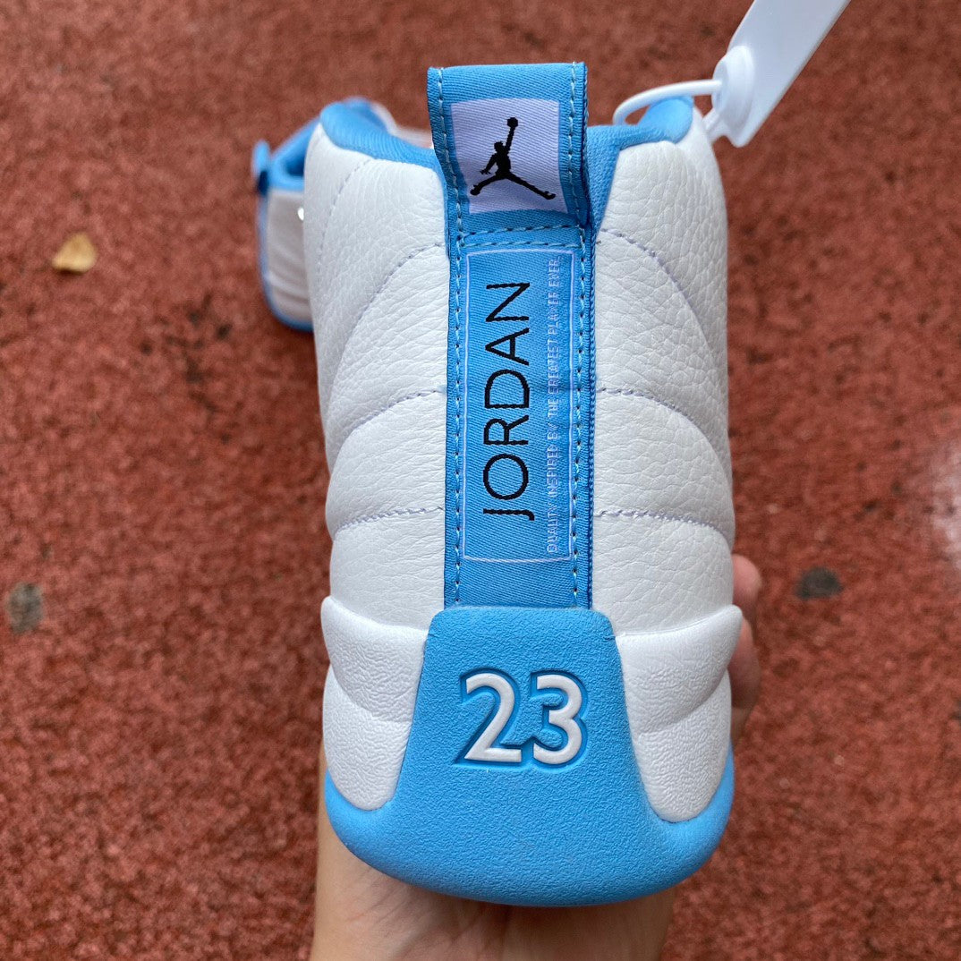 Jordan 12 Retro 'White/University Blue'