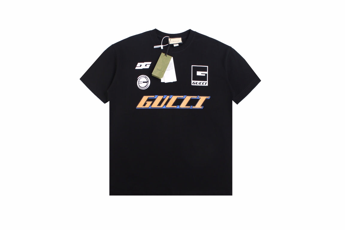 G*u*i graphic logo t-shirt (black)