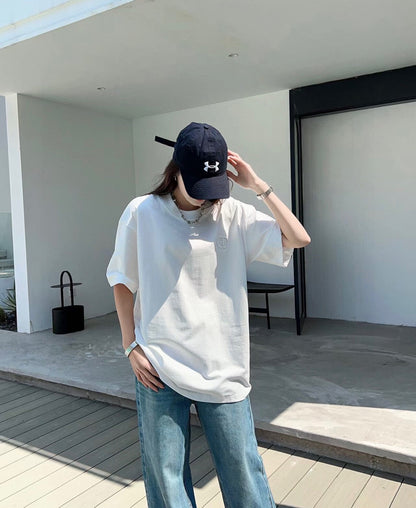 Dior Double D Logo T-Shirt (White)