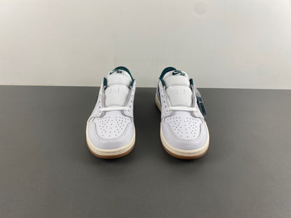 Air Jordan 1 Low "White/Green Rubber"