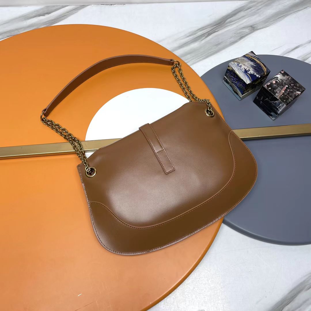 Saint Laurent Brown Shoulder Bag