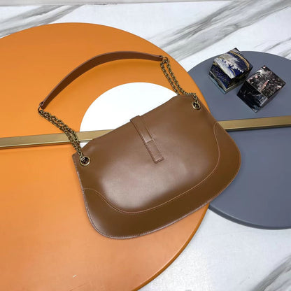 Saint Laurent Brown Shoulder Bag