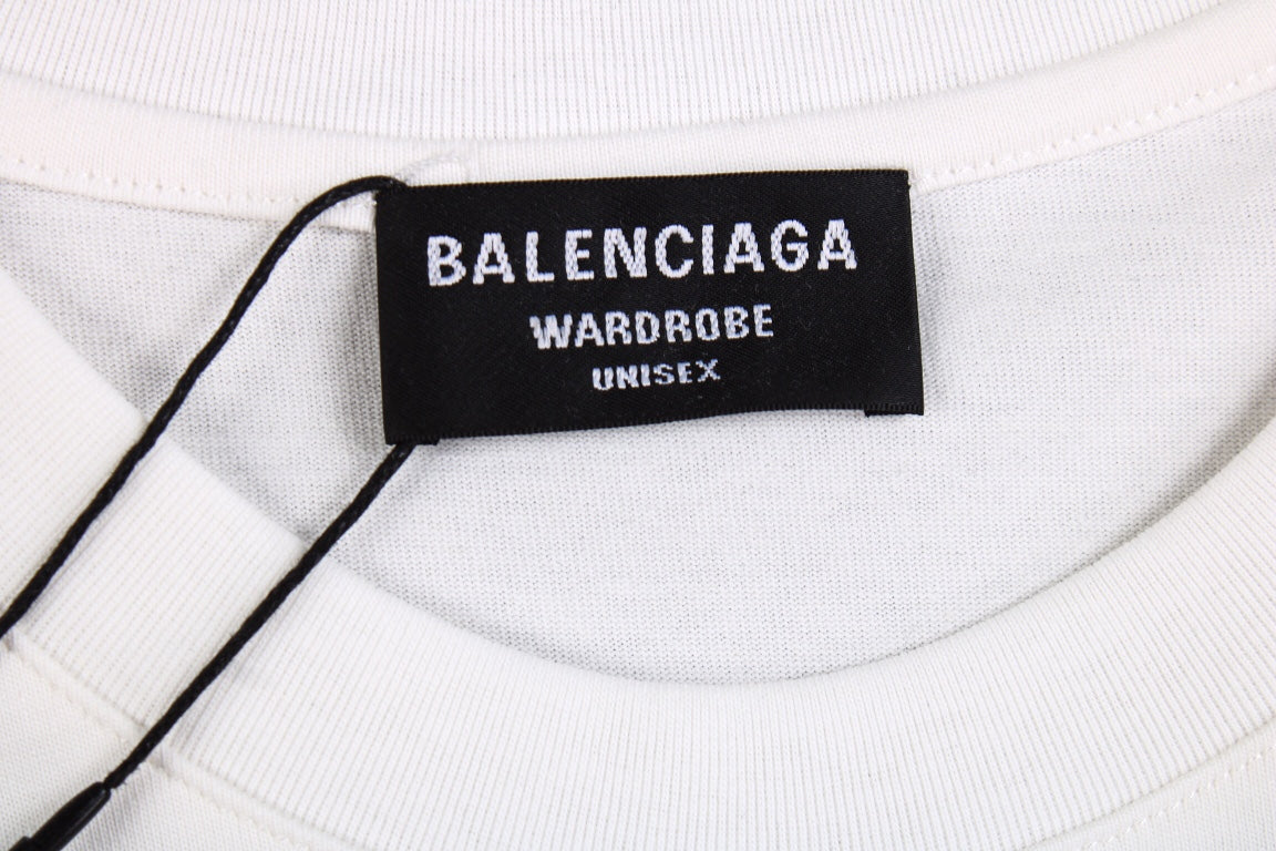 Ba*len*cia*ga sup*e t-shirt (white)