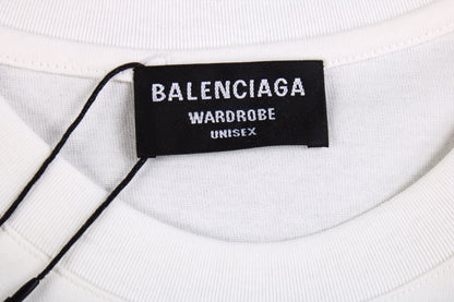 Balenciaga x Supreme T-shirt with Front Logo (White)