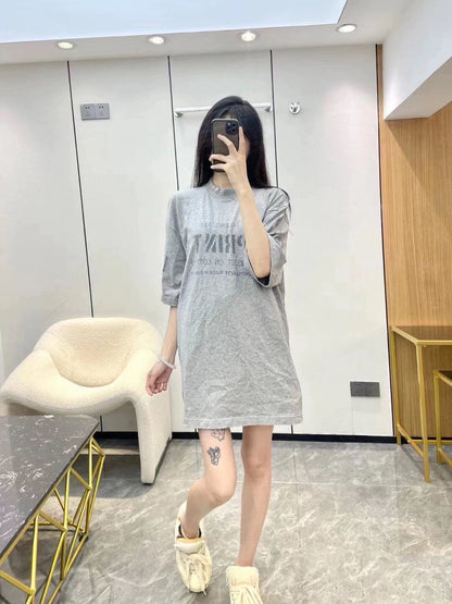 Balenciaga Printed Grey T-Shirt