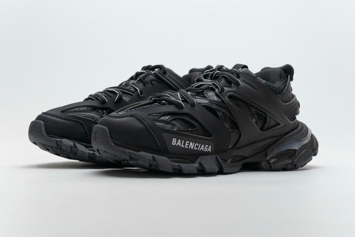 Balenciaga in Black with LED Lights: Illuminated Avant-Garde