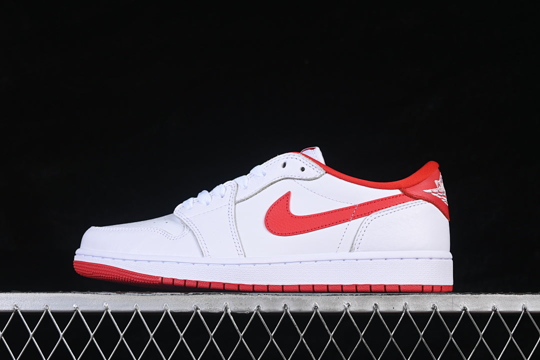 AIR JORDAN 1 LOW "WHITE / VARSITY RED"