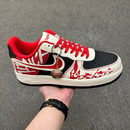 Nike Air Force 1 '07 Low “White/Black/University Red” – Iconic Court &amp; Street Staple