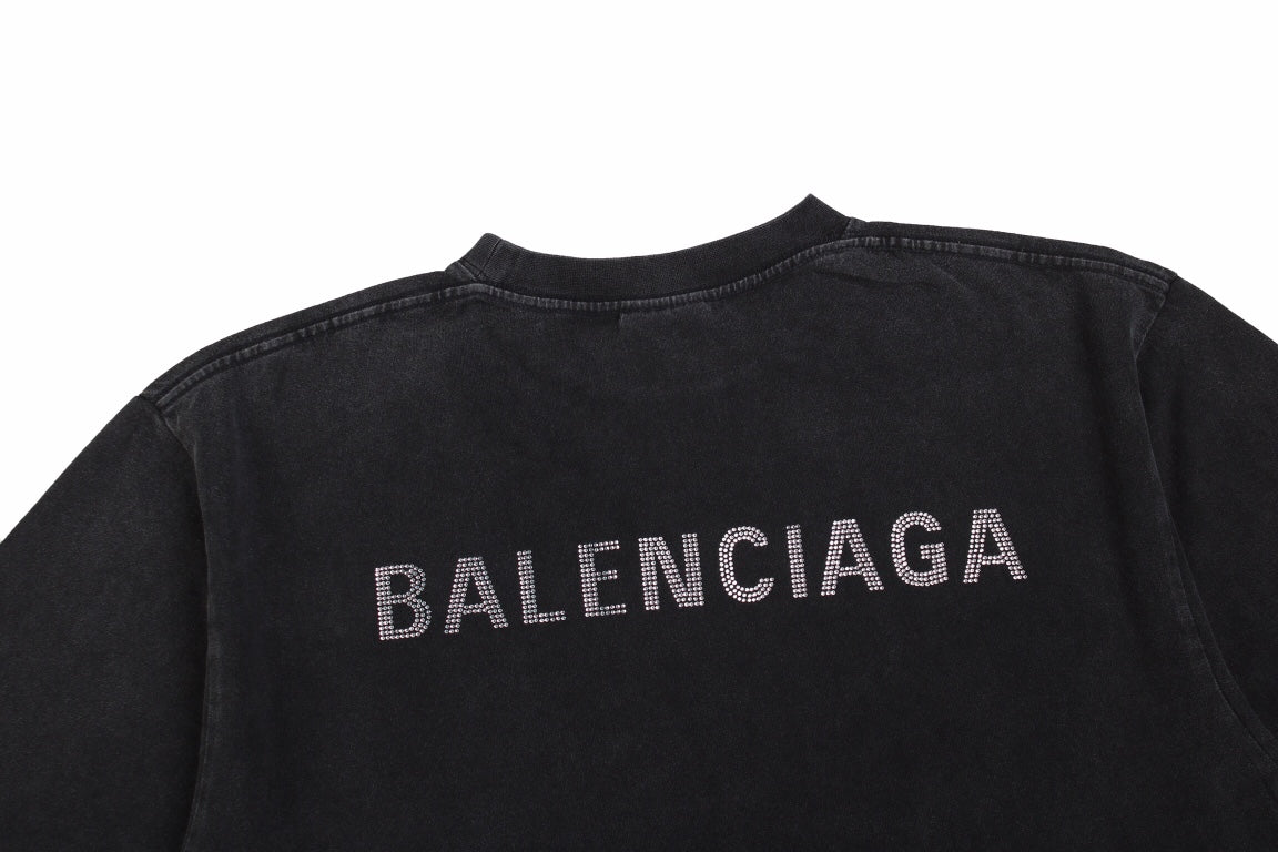 Ba*len*cia*ga t-shirt with washed effect