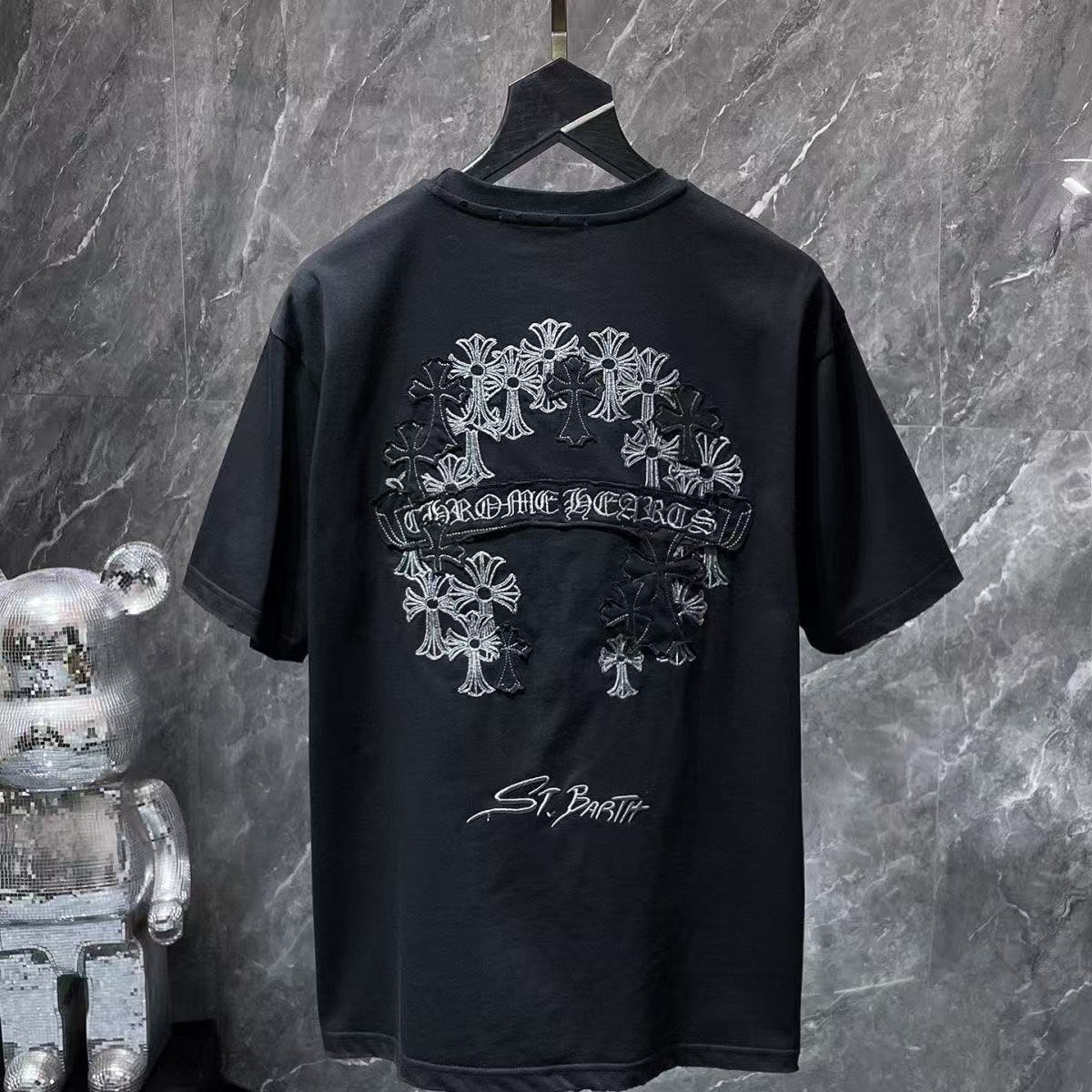 Chrome Hearts Classic Crewneck T-Shirt in Black/White