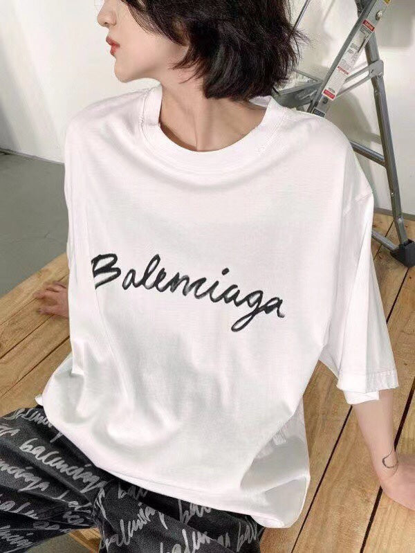 Ba*len*cia*ga t-shirt with script logo