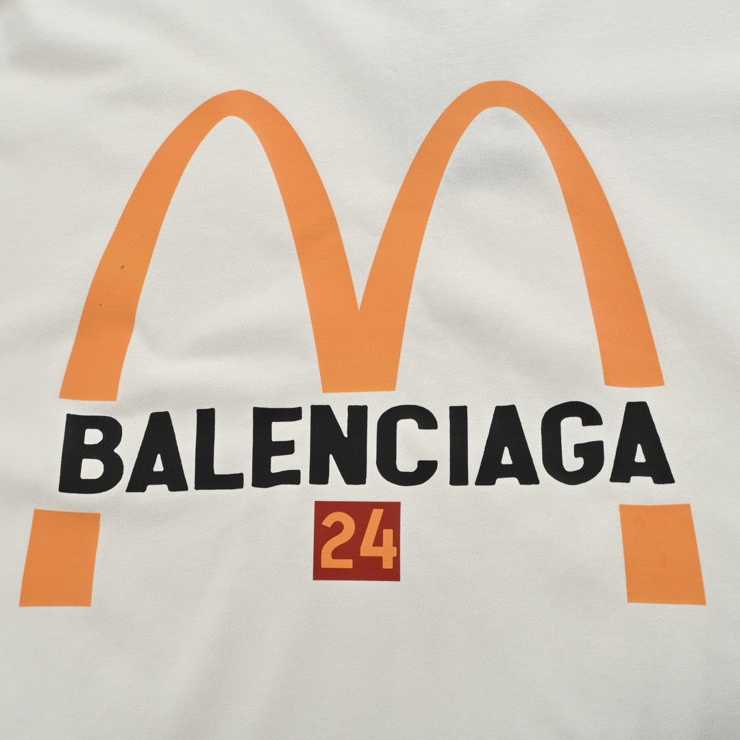 Ba*len*cia*ga mcdonald's-inspired t-shirt