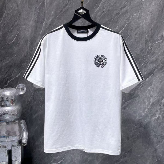 Chrome Hearts Classic Crewneck T-Shirt in White/Black