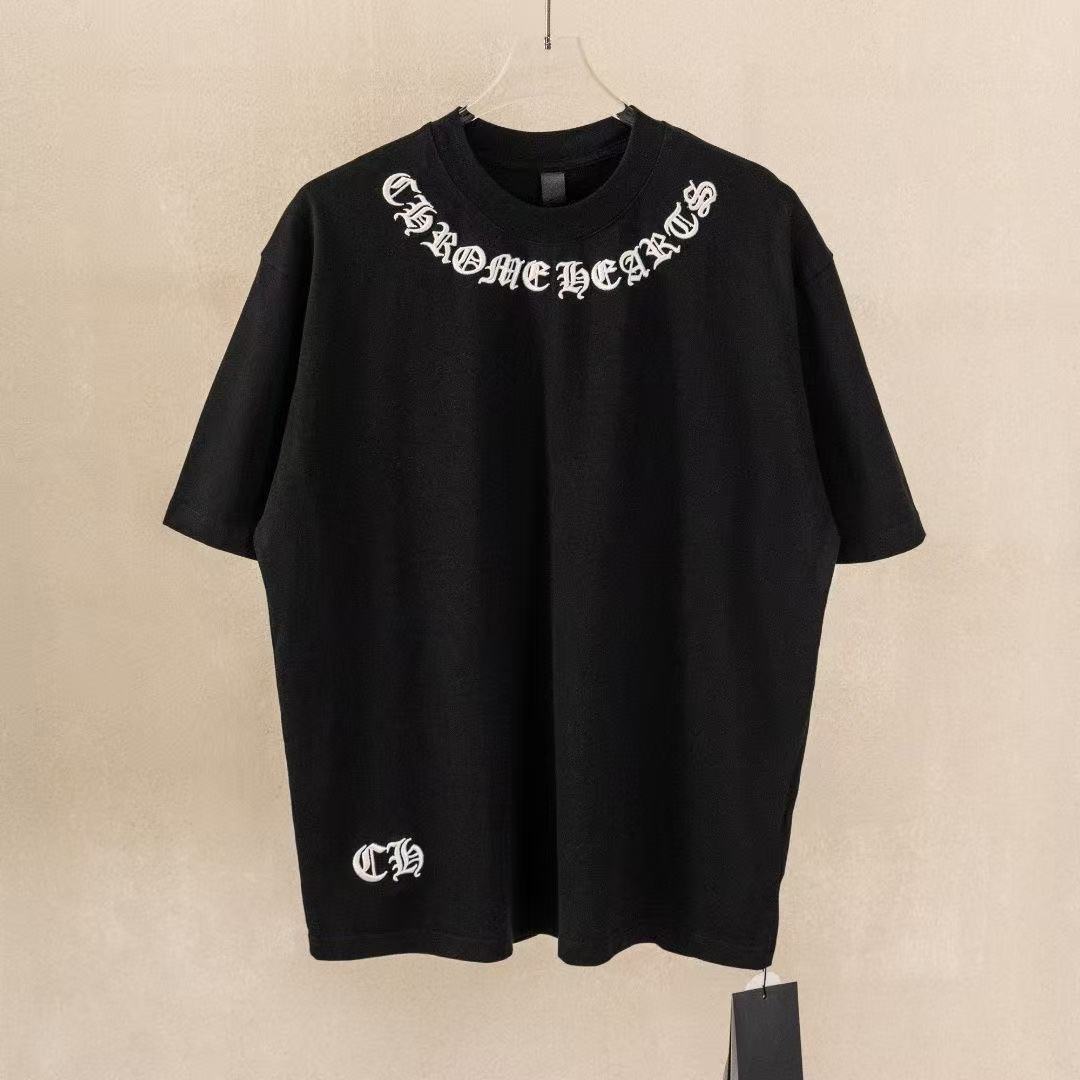 Chrome Hearts Classic Crewneck T-Shirt in Black/White