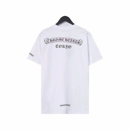Chrome Hearts Classic Crewneck T-Shirt in White/Black