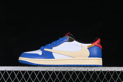 AIR JORDAN 1 LOW OG "WHITE / BLUE / RED"