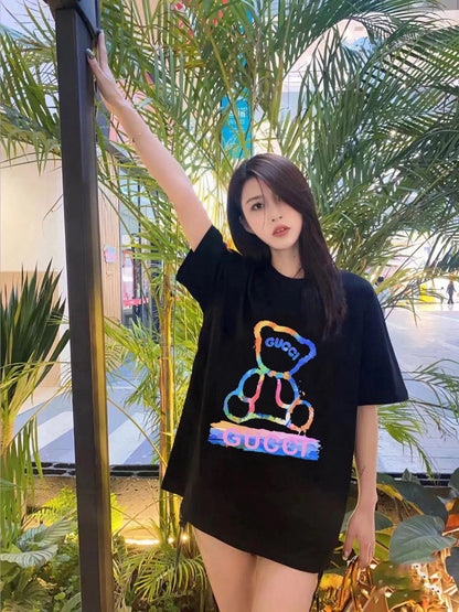 Gucci Teddy Bear Graphic T-Shirt