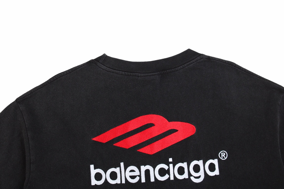 Ba*len*cia*ga logo graphic t-shirt