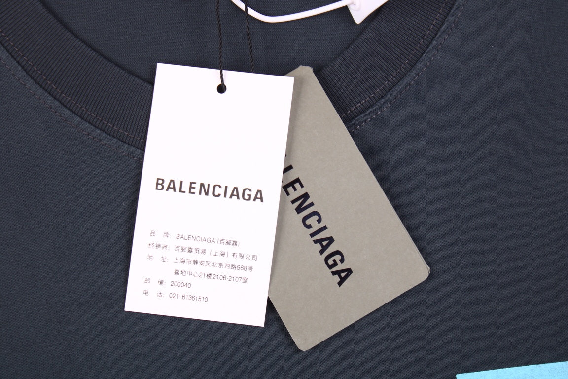 Ba*len*cia*ga nyse logo t-shirt