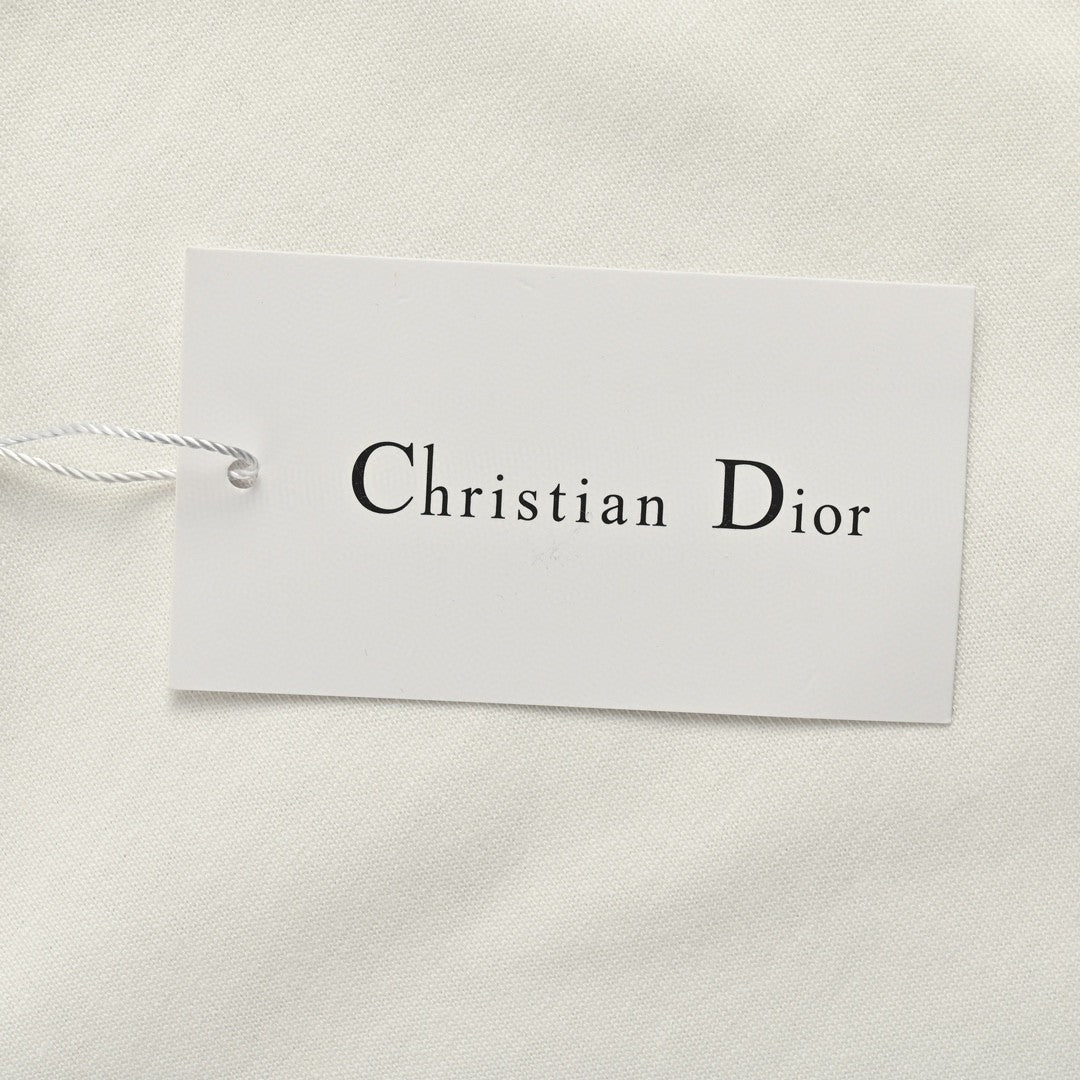 Dior White T-Shirt with Bold Logo