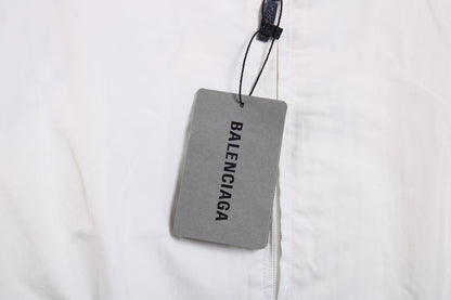 Balenciaga White Zip-Up Jacket