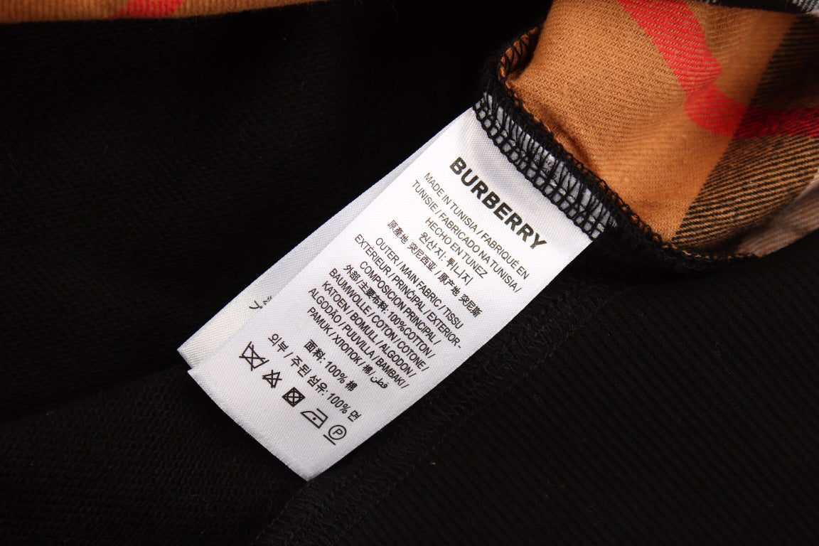 Burberry Zip-Up Hoodie - Black