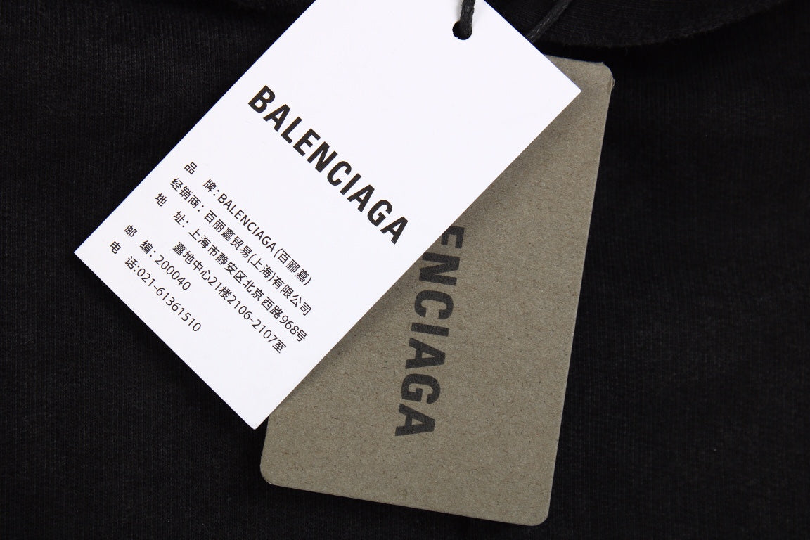 Balenciaga Black Oversized Hoodie