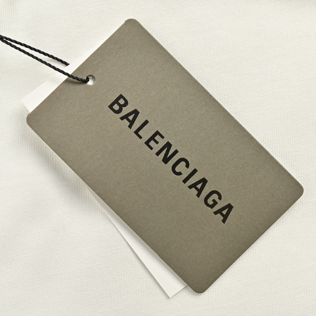 Balenciaga Plain White T-Shirt