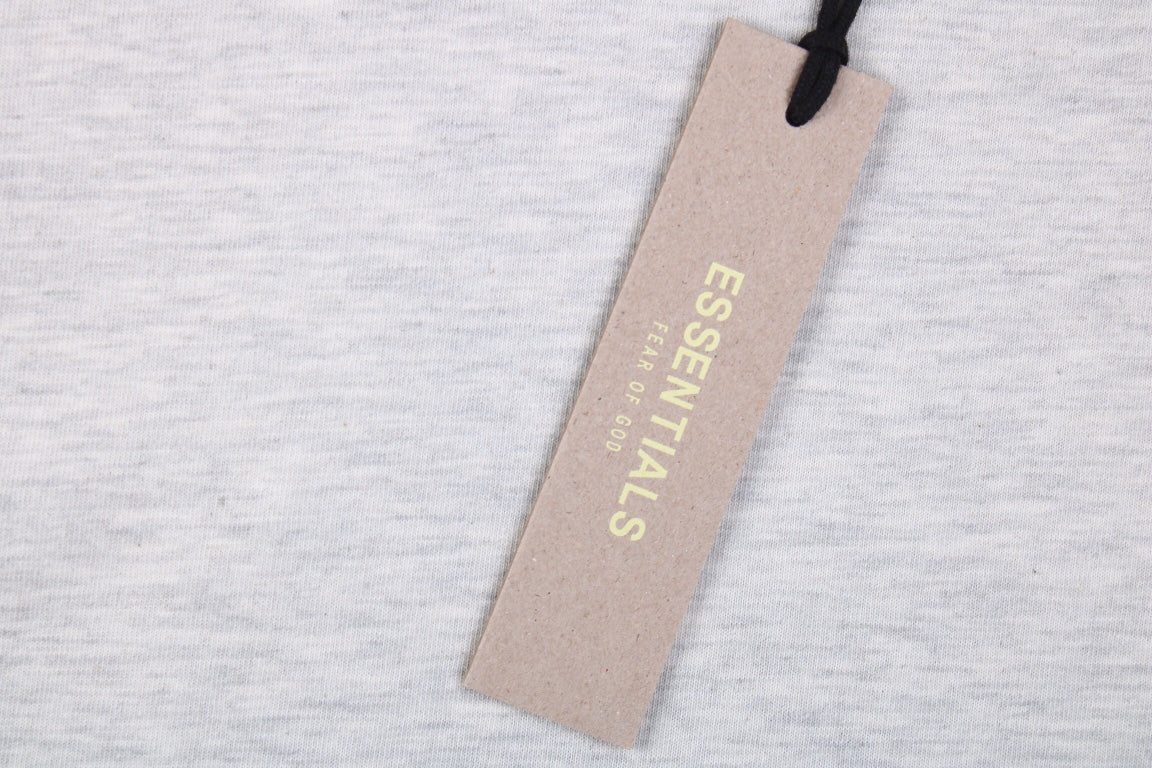 Fear of God Essentials Logo T-Shirt - Heather Grey