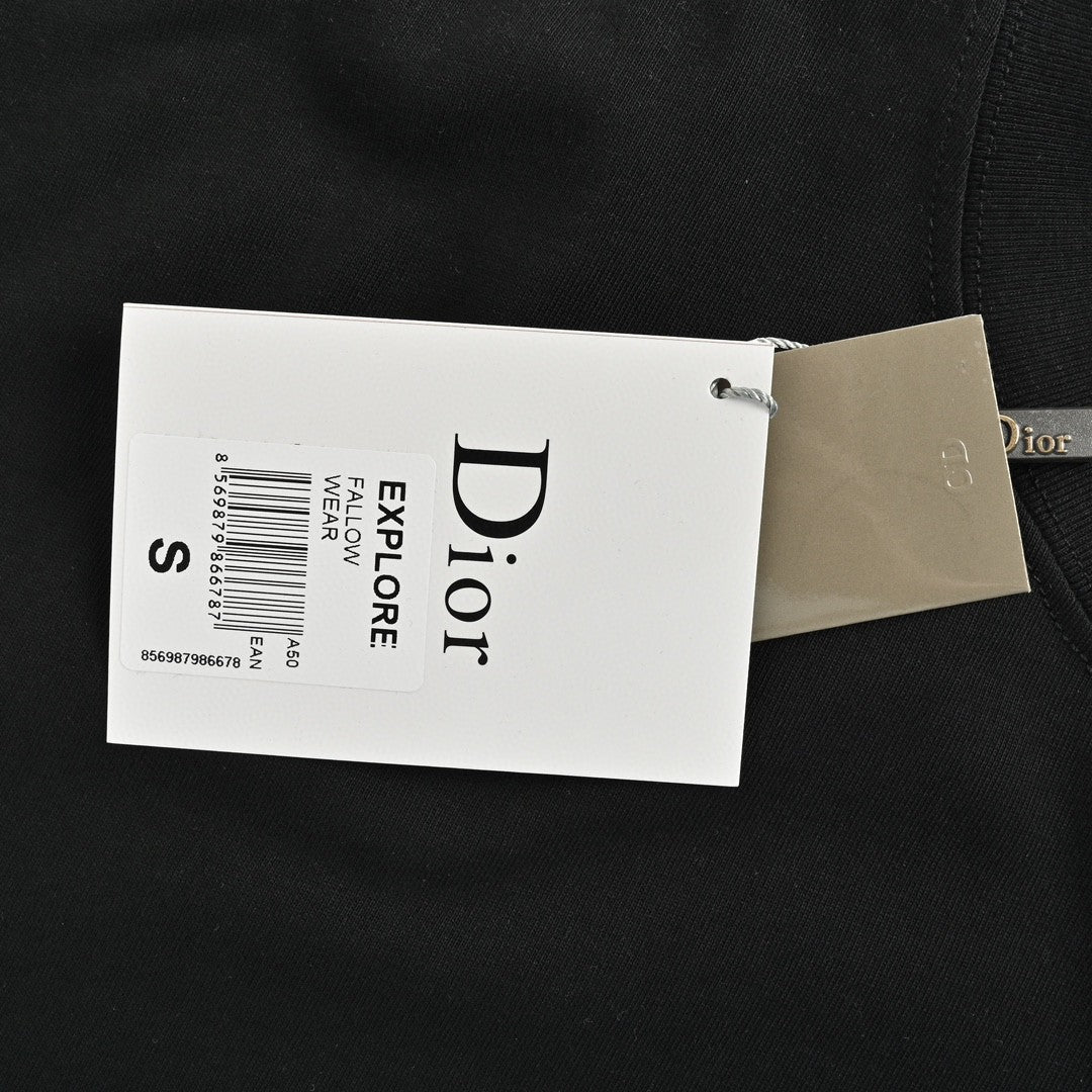 Dior Dripping Logo T-Shirt (Black)