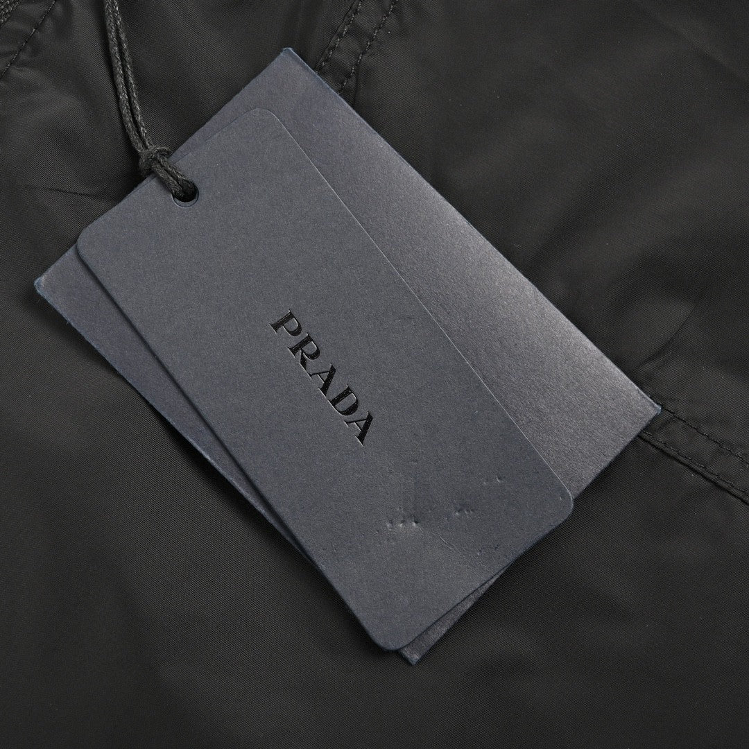 Prada Black Short-Sleeve Jacket