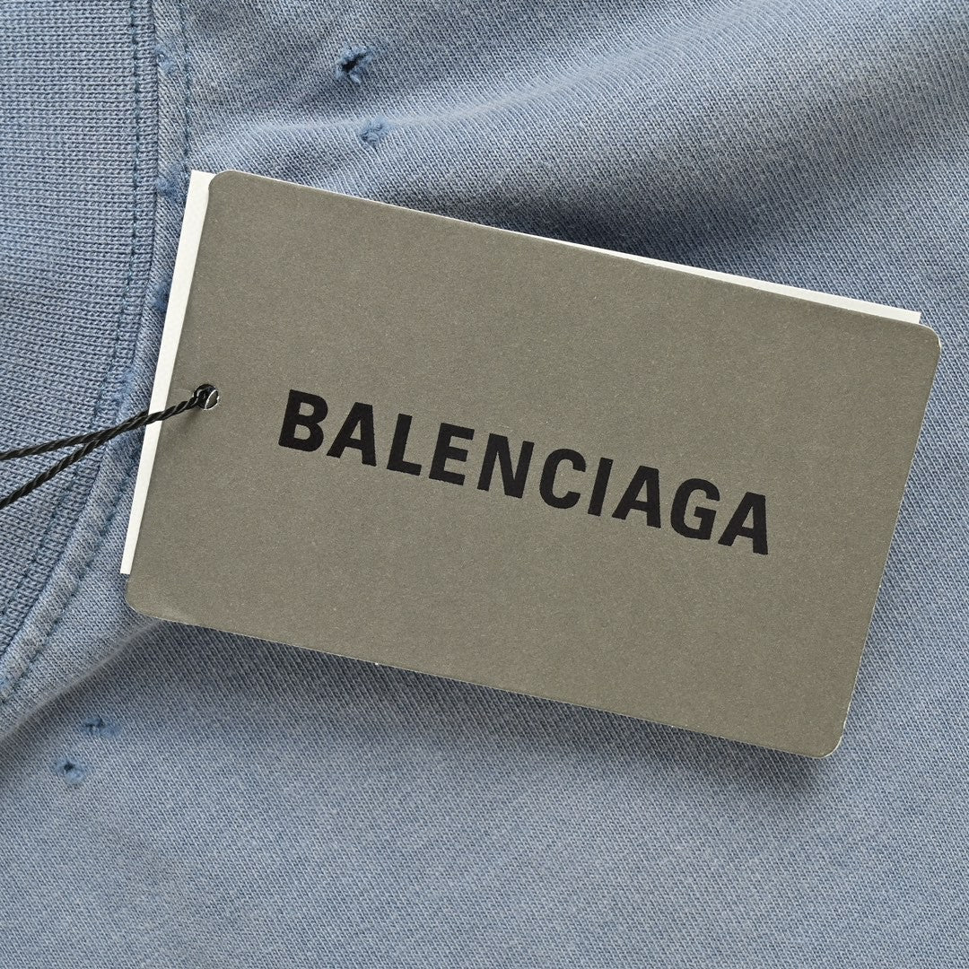 Ba*len*cia*ga vintage logo t-shirt (blue)