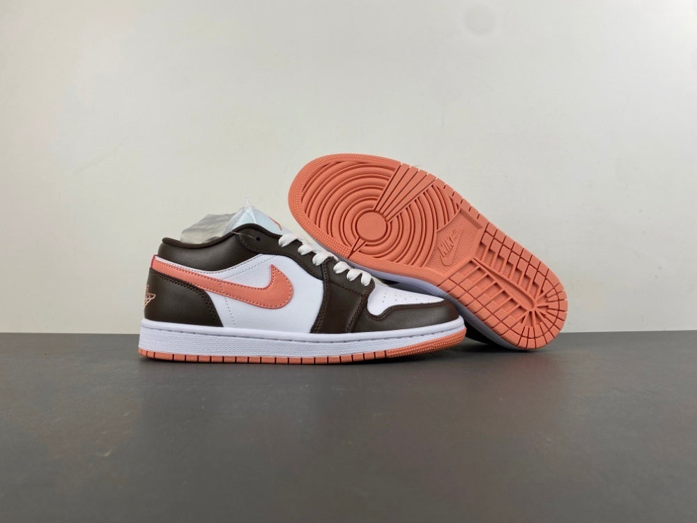 Air Jordan 1 Low "White Coffee Pink"
