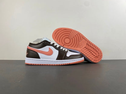 Air Jordan 1 Low "White Coffee Pink"
