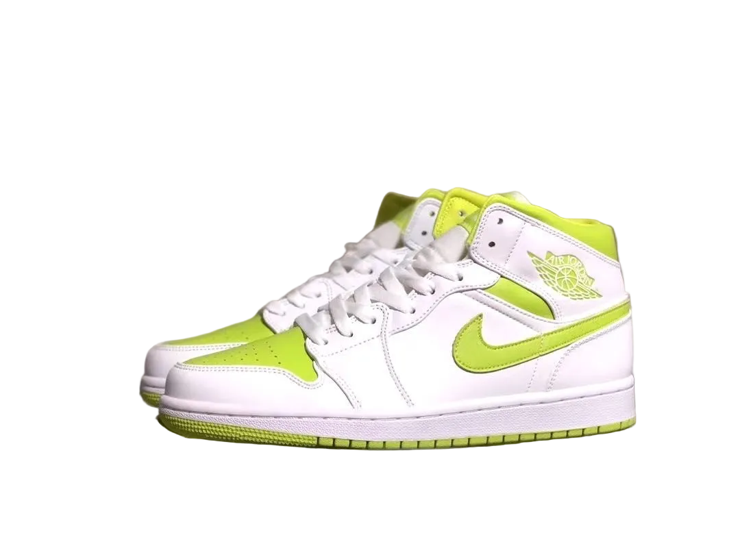 Air Jordan 1 Mid "White Green"