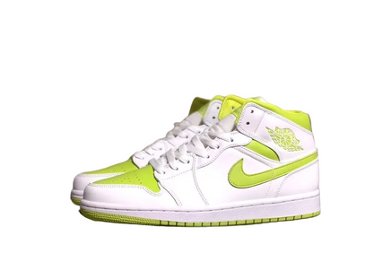 Air Jordan 1 Mid "White Green"