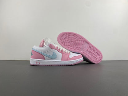 Air Jordan 1 Low "White/Pink Jade"