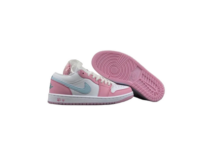 Air Jordan 1 Low "White/Pink Jade"