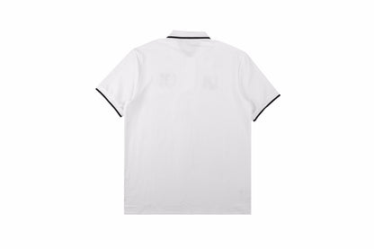 Dior Polo Shirt with Floral Logo Design