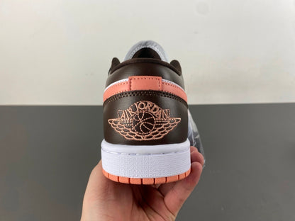 Air Jordan 1 Low "White Coffee Pink"