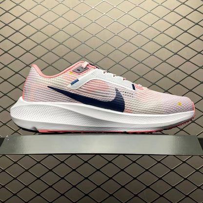 Nike Zoom Pegasus in Pink/White: Soft Power Ascent